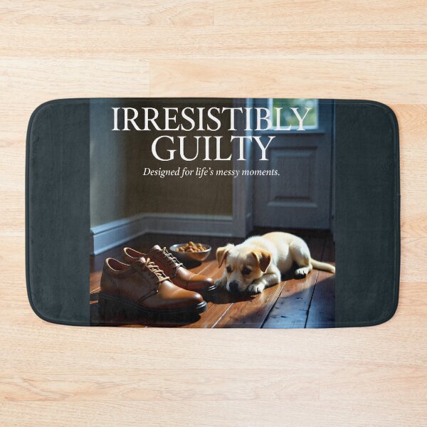 Item preview, Irresistibly Guilty — Designed for Life’s Messy Moments | Playful Pet Lifestyle Image designed and sold by Creative-RE.