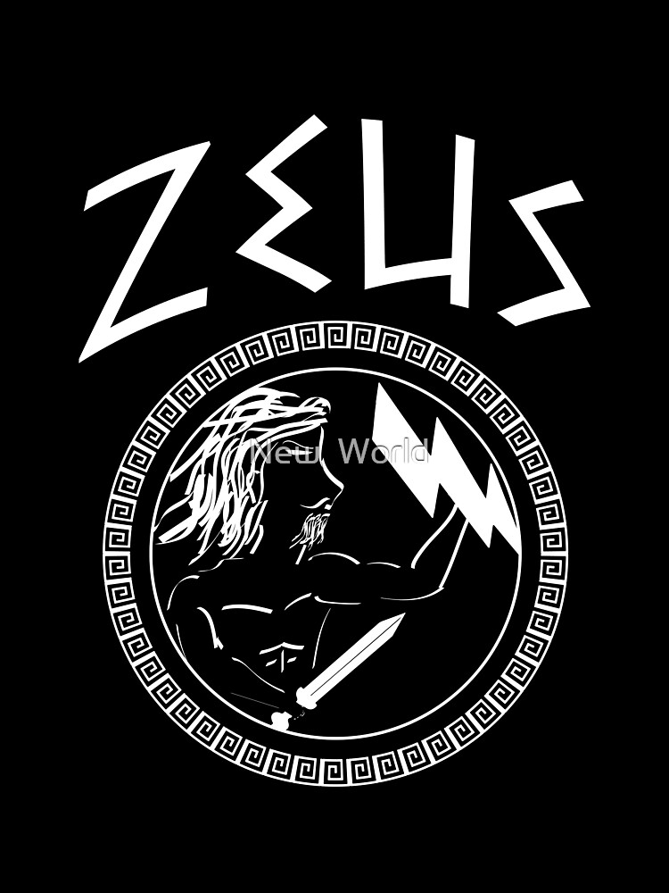 "The Ancient Symbol of Zeus Greek God of the Sky, King of the Gods" T