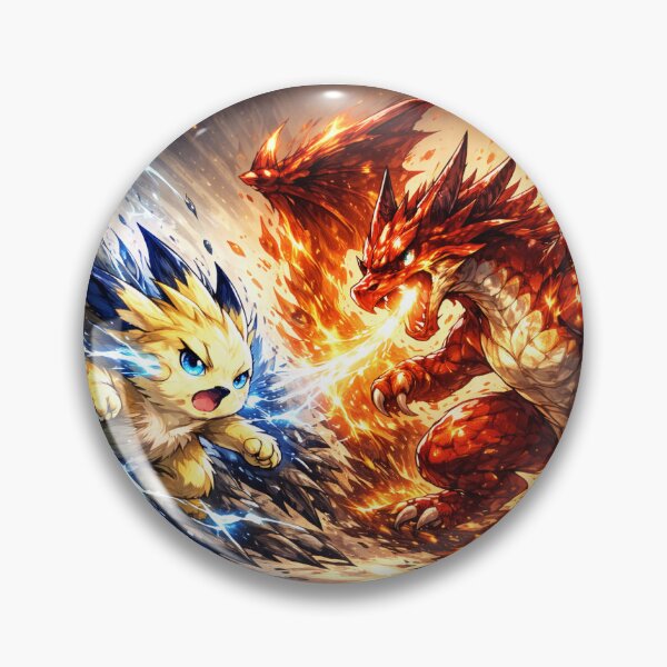 Item preview, Epic Anime Battle Sticker designed and sold by Bluebubbies.