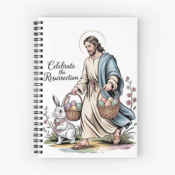 Item preview, Jesus & the Easter Bunny – Christian Easter Egg Faith Tee V1 designed and sold by DarylWelsh2024.