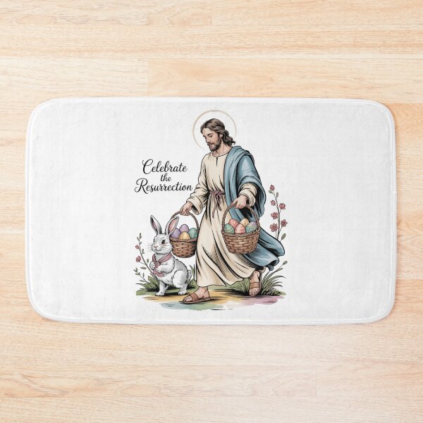 Item preview, Jesus & the Easter Bunny – Christian Easter Egg Faith Tee V1 designed and sold by DarylWelsh2024.