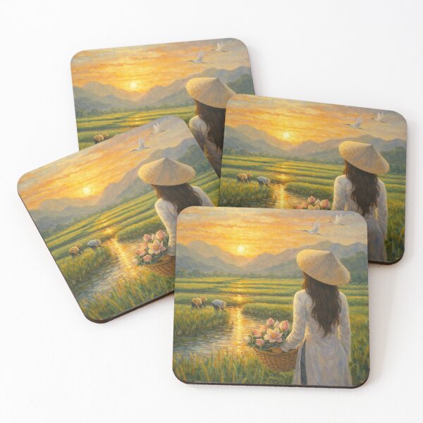 Item preview, Girl in Field at Sunset designed and sold by taylordock.