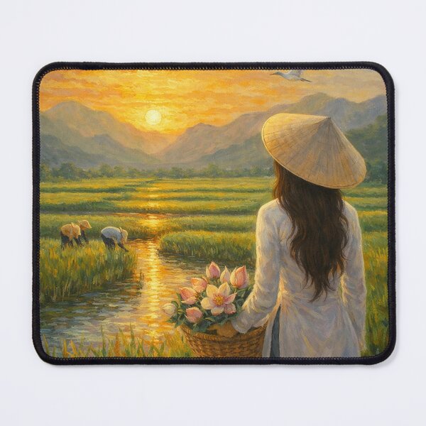 Item preview, Girl in Field at Sunset designed and sold by taylordock.