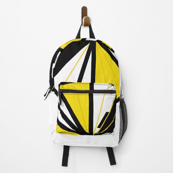 Item preview, Minimalist geometric circle in yellow, black, and white designed and sold by ALMorgan16.