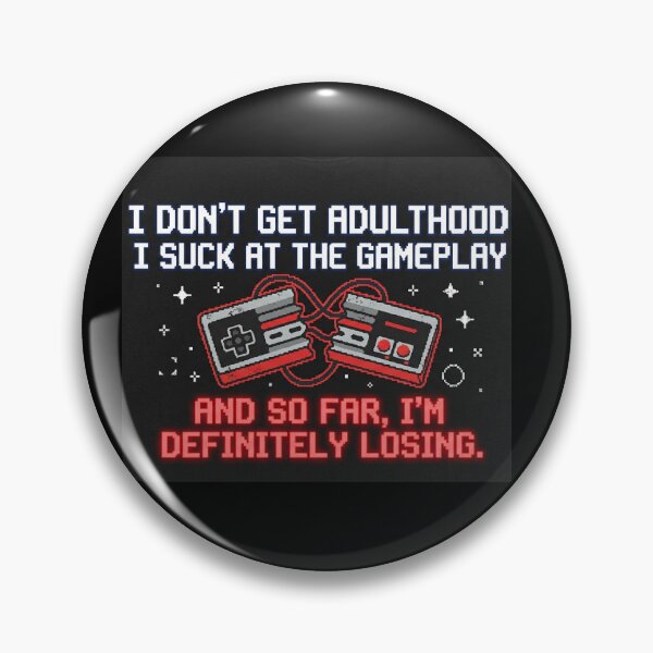 Item preview, Adulthood Gameplay Fail - Retro Pixel Art designed and sold by oxsa82.