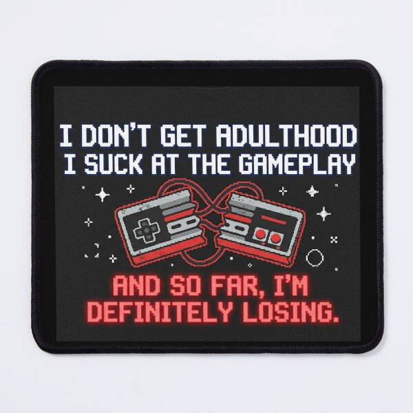 Item preview, Adulthood Gameplay Fail - Retro Pixel Art designed and sold by oxsa82.
