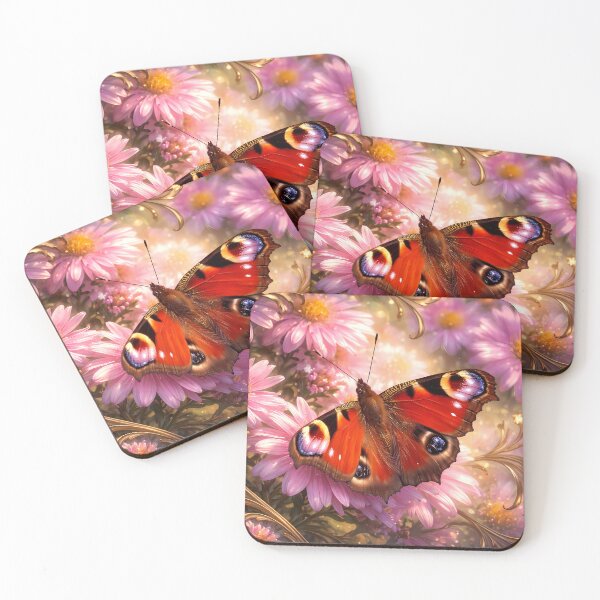 Item preview, Vibrant Butterfly Among Flowers designed and sold by cuprum.