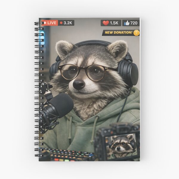 Item preview,  Influencer Raccoon designed and sold by Jokerstyle.