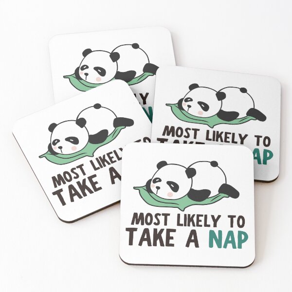 Item preview, Most Likely To Take A Nap - Funny Lazy Sleeper Quote designed and sold by JadmeStudio.