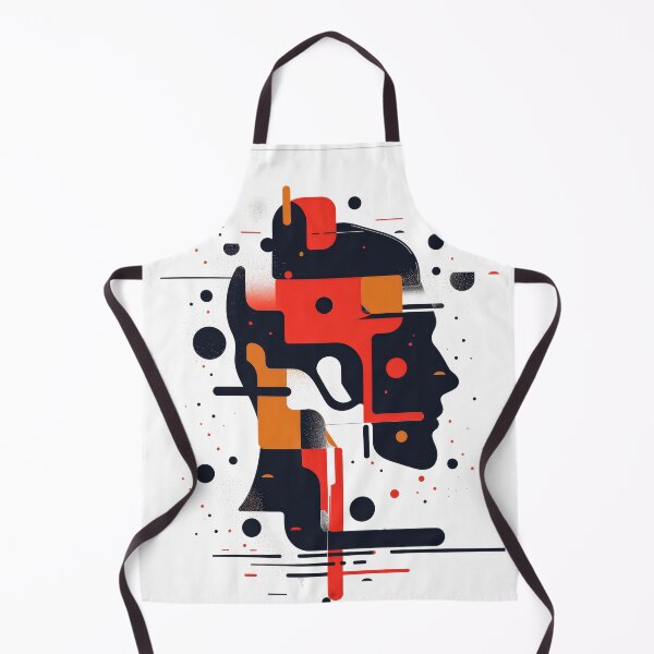 Item preview, Abstract Mind Art T-Shirt Design | Futuristic Human Face Geometry | Modern Digital Psychedelic Graphic Tee designed and sold by Anikagroups.