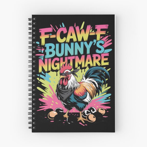 Item preview, F-Caw-F Bunny's Nightmare – Easter Chicken Bandana Tee V2 designed and sold by DarylWelsh2024.