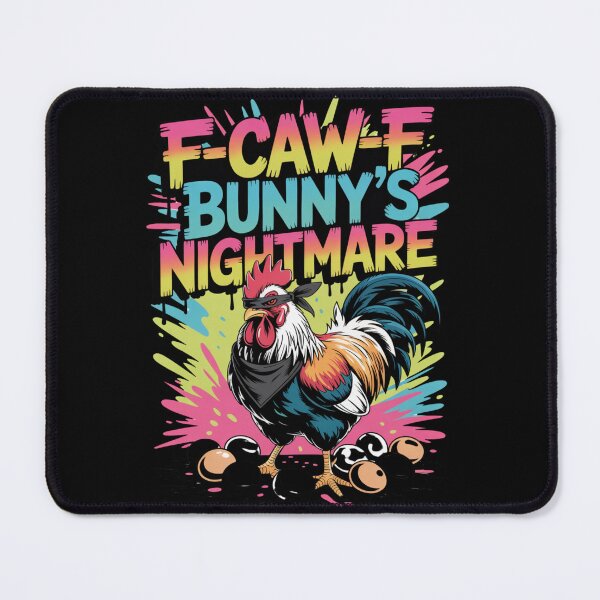 Item preview, F-Caw-F Bunny's Nightmare – Easter Chicken Bandana Tee V2 designed and sold by DarylWelsh2024.