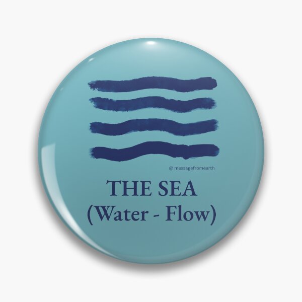 Item preview, Sea - Neolithic Cipher - Water and Flow - Minimalist T-Shirt - #2 designed and sold by Message from Earth.