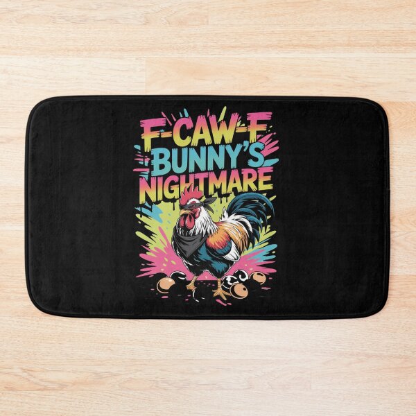 Item preview, F-Caw-F Bunny's Nightmare – Easter Chicken Bandana Tee V2 designed and sold by DarylWelsh2024.