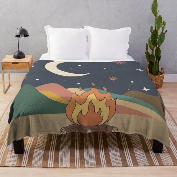 Item preview, Boho Campfire Retro Scene designed and sold by LMDIGITAL6.
