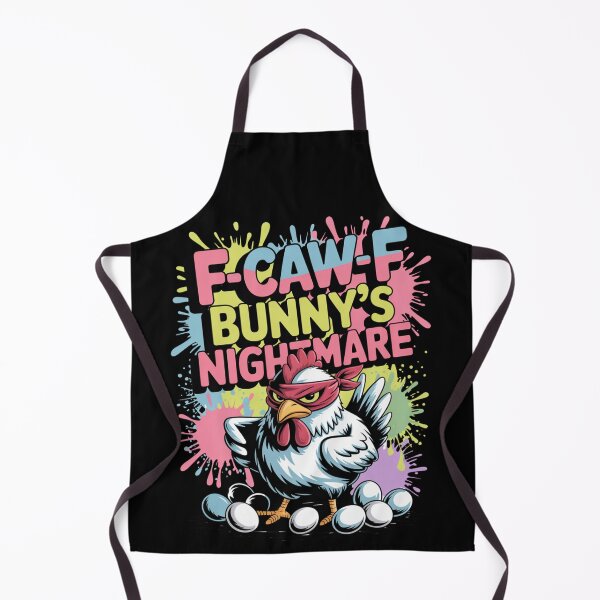 Item preview, F-Caw-F Bunny's Nightmare – Easter Chicken Bandana Tee V3 designed and sold by DarylWelsh2024.