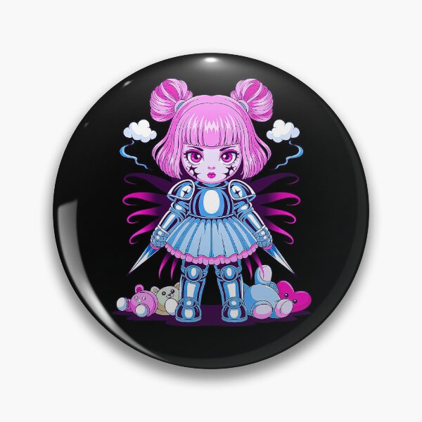 Item preview, Pastel Gothic Cyborg Doll With Wings And Blades designed and sold by Amanda's Factory.