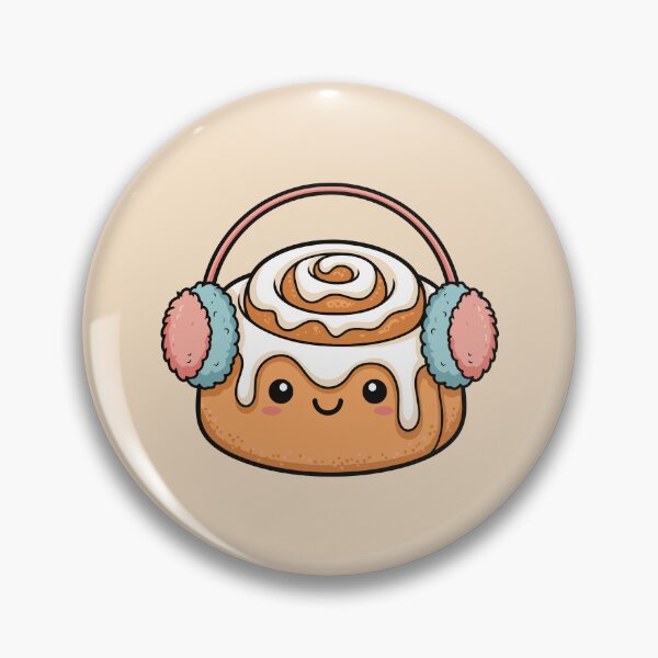 Item preview, Rollito de canela kawaii con orejeras designed and sold by Amir Faysal.