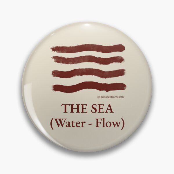Item preview, Sea - Neolithic Cipher - Water and Flow - Minimalist T-Shirt - #3 designed and sold by Message from Earth.