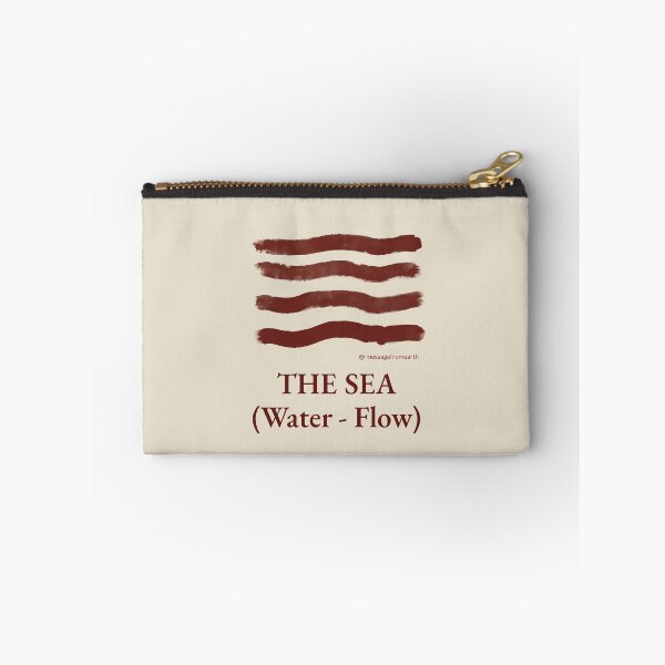 Item preview, Sea - Neolithic Cipher - Water and Flow - Minimalist T-Shirt - #3 designed and sold by Message from Earth.