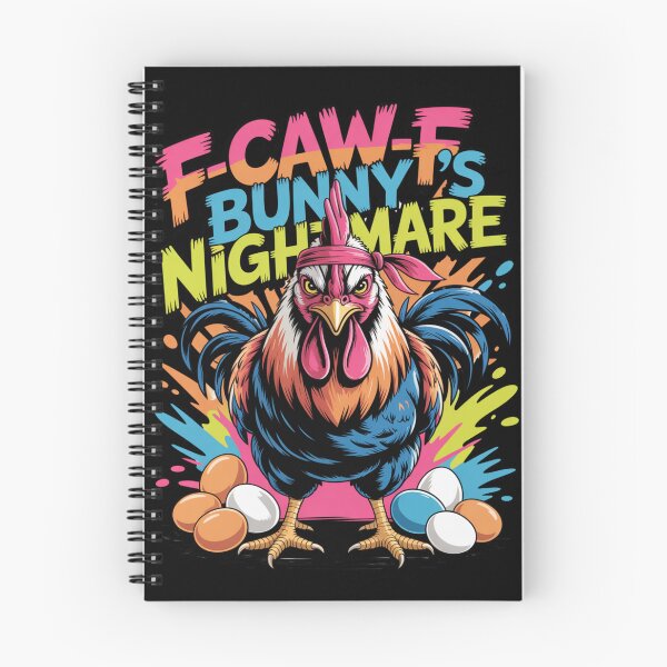 Item preview, F-Caw-F Bunny's Nightmare – Easter Chicken Bandana Tee V4 designed and sold by DarylWelsh2024.