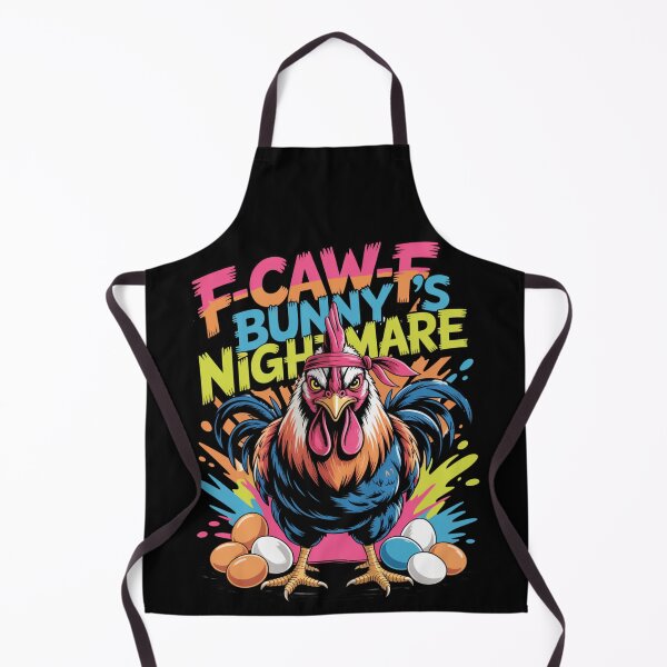 Item preview, F-Caw-F Bunny's Nightmare – Easter Chicken Bandana Tee V4 designed and sold by DarylWelsh2024.