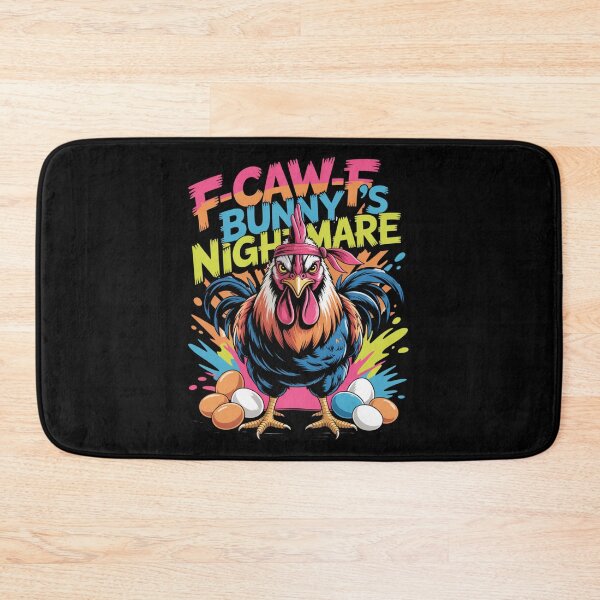 Item preview, F-Caw-F Bunny's Nightmare – Easter Chicken Bandana Tee V4 designed and sold by DarylWelsh2024.