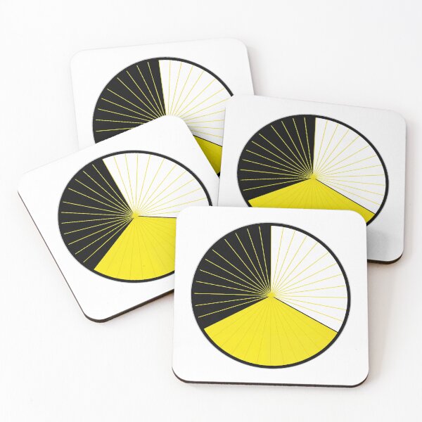 Item preview, Minimalist yellow and white circle with rays designed and sold by ALMorgan16.