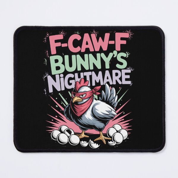 Item preview, F-Caw-F Bunny's Nightmare – Easter Chicken Bandana Tee V5 designed and sold by DarylWelsh2024.