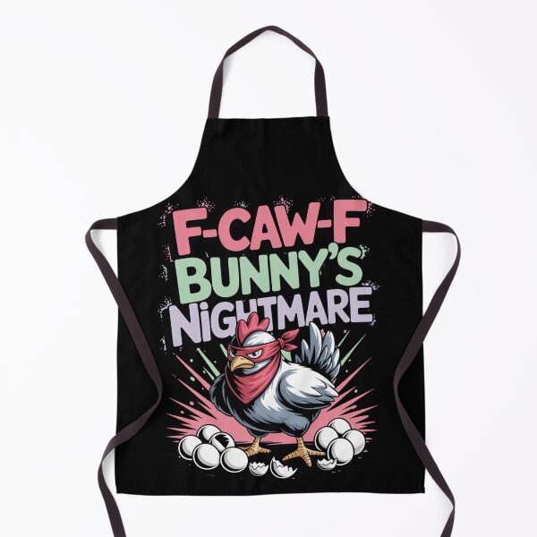 Item preview, F-Caw-F Bunny's Nightmare – Easter Chicken Bandana Tee V5 designed and sold by DarylWelsh2024.