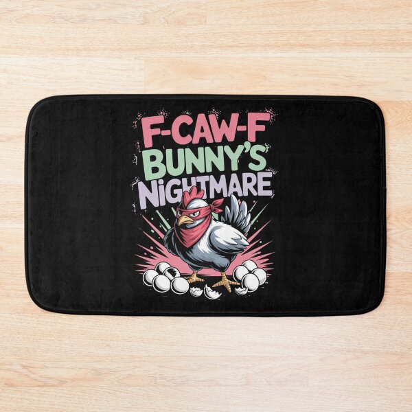 Item preview, F-Caw-F Bunny's Nightmare – Easter Chicken Bandana Tee V5 designed and sold by DarylWelsh2024.