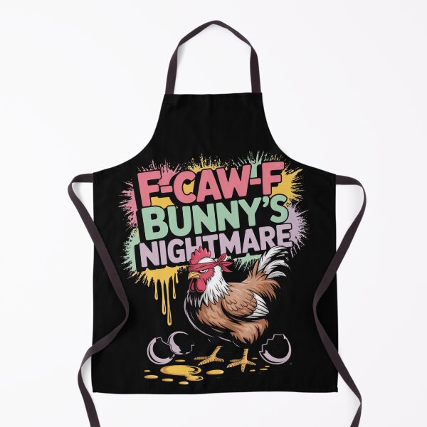 Item preview, F-Caw-F Bunny's Nightmare – Easter Chicken Bandana Tee V6 designed and sold by DarylWelsh2024.