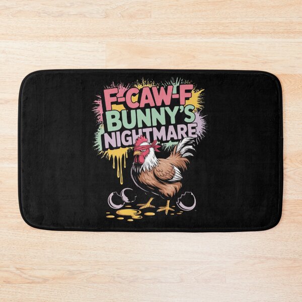 Item preview, F-Caw-F Bunny's Nightmare – Easter Chicken Bandana Tee V6 designed and sold by DarylWelsh2024.