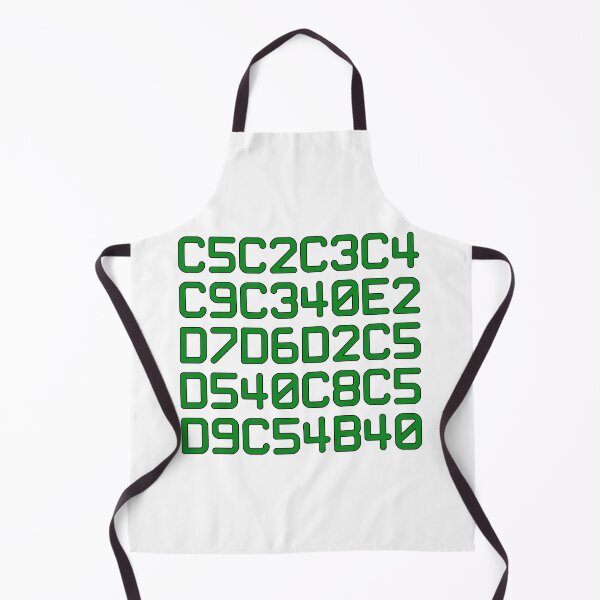 Item preview, EBCDIC hex computer code spoken here (green) designed and sold by bravoalpha.