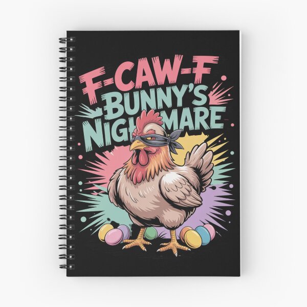 Item preview, F-Caw-F Bunny's Nightmare – Easter Chicken Bandana Tee V7 designed and sold by DarylWelsh2024.
