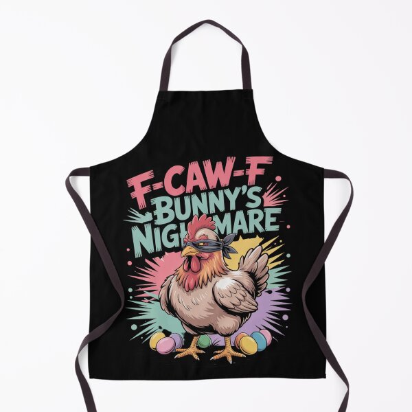 Item preview, F-Caw-F Bunny's Nightmare – Easter Chicken Bandana Tee V7 designed and sold by DarylWelsh2024.