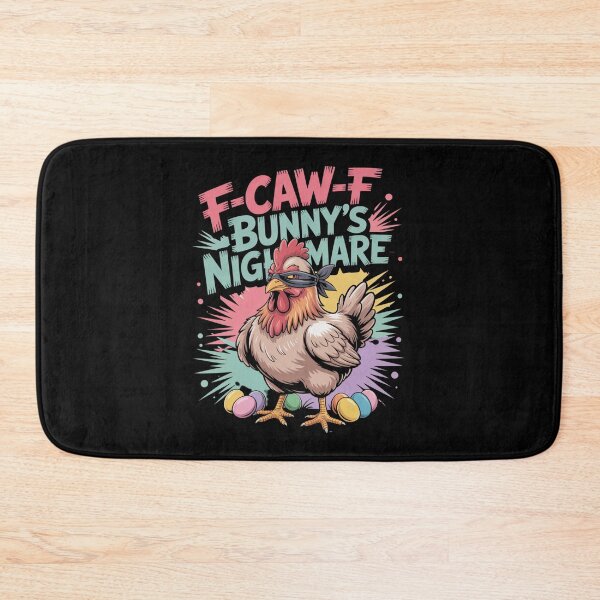 Item preview, F-Caw-F Bunny's Nightmare – Easter Chicken Bandana Tee V7 designed and sold by DarylWelsh2024.