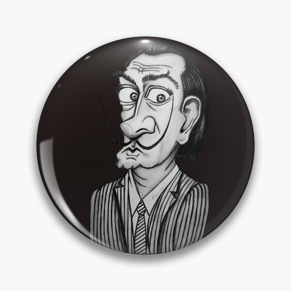 Item preview, Salvador Dalí: The Surralist Master -Artistic Caricature  designed and sold by Trazos Cósmicos de Libertad .