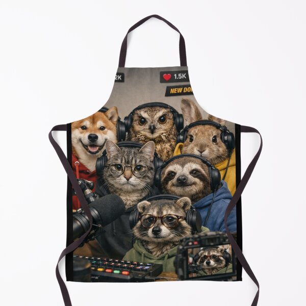 Item preview, Influencers Raccoon Cat Dog Owl sloth Rabbit on Live  designed and sold by Jokerstyle.