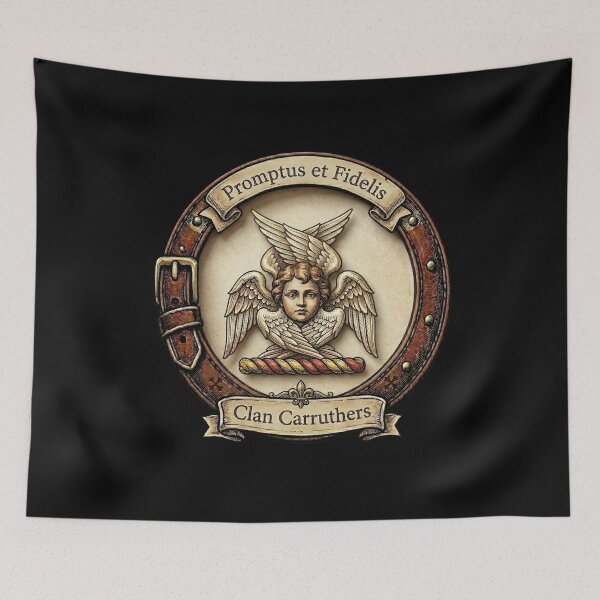 Item preview, Clan Carruthers Crest designed and sold by BagTown Clans.