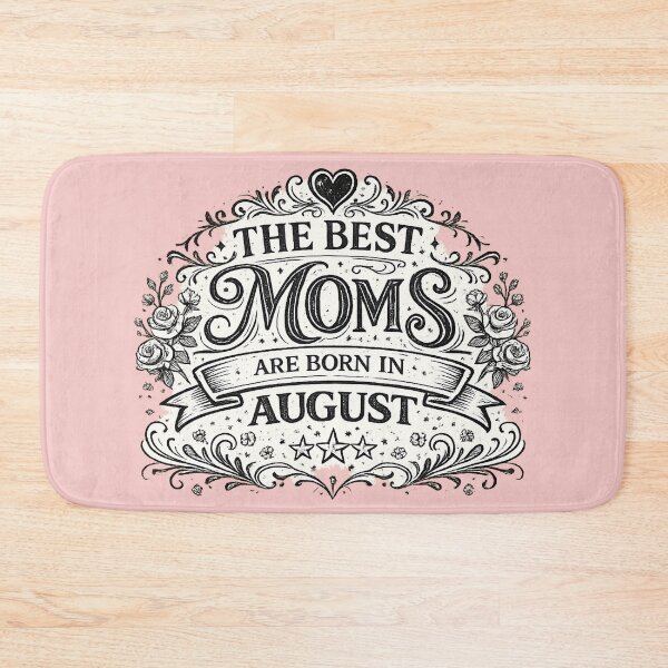 Item preview, The Best Moms Are Born In August – August Birthday Mom Gift Vintage Style Typography designed and sold by Szapeee.