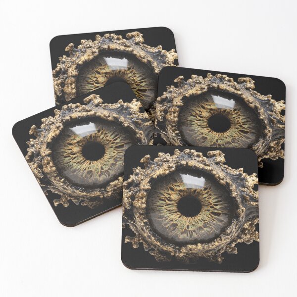 Item preview, Surreal Fantasy Eye Entrapped in Volcanic Rock and Gold Ore designed and sold by Niageadon.