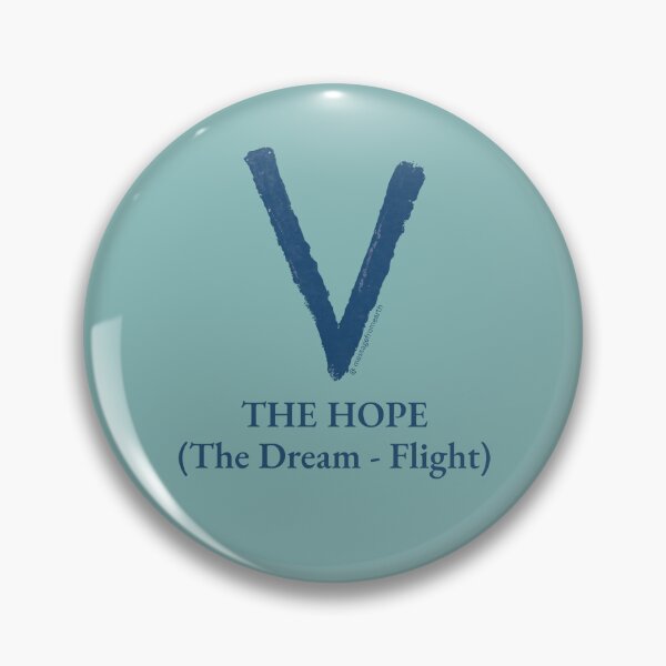 Item preview, Hope - Neolithic Cipher - Dream and Flight - Minimalist T-Shirt - #1 designed and sold by Message from Earth.