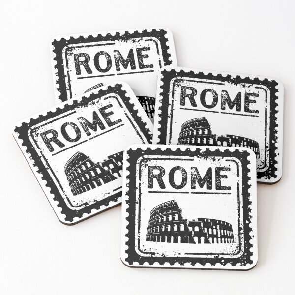 Item preview, Rome Colosseum Vintage Travel Stamp b designed and sold by Fikuall.