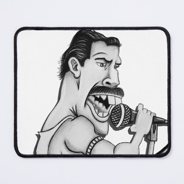 Item preview, Freddy Mercury: The Cosmic Voice - Artistic Caricature  designed and sold by Trazos Cósmicos de Libertad .