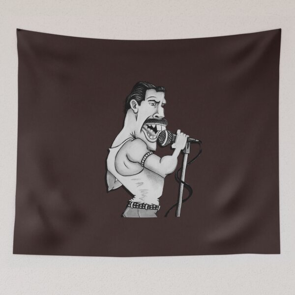 Item preview, Freddy Mercury: The Cosmic Voice - Artistic Caricature  designed and sold by Trazos Cósmicos de Libertad .