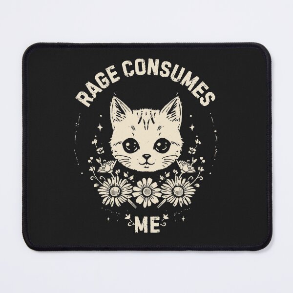 Item preview, Cat: Rage Consumes Me designed and sold by BKDIGITALSHOP.