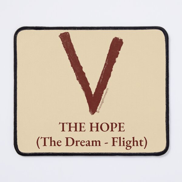 Item preview, Hope - Neolithic Cipher - Dream and Flight - Minimalist T-Shirt - #2 designed and sold by Message from Earth.