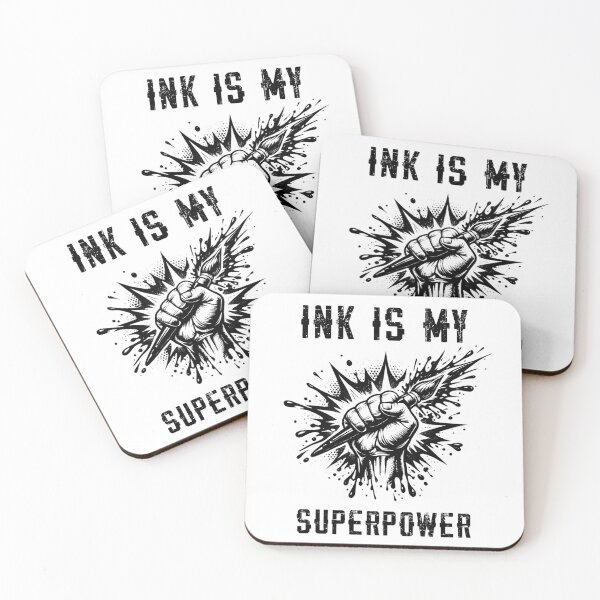 Item preview, Ink Is My Superpower – Artist power designed and sold by SidTastic .