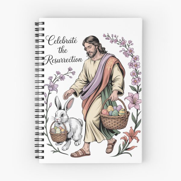Item preview, Jesus & the Easter Bunny – Christian Easter Egg Faith Tee V2 designed and sold by DarylWelsh2024.